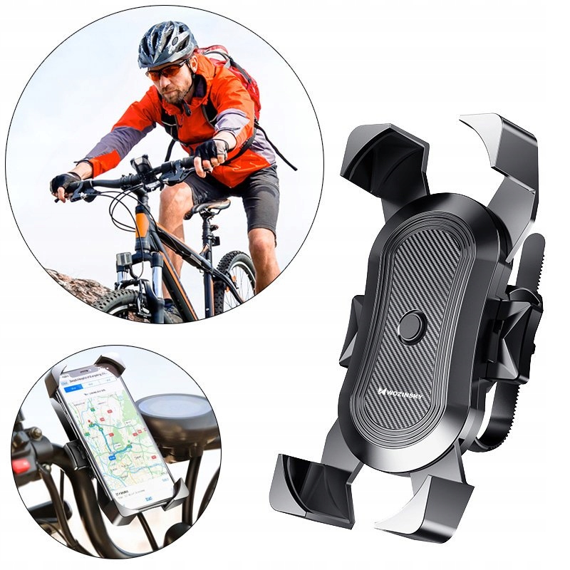 Uchwyt na Telefon Kierownicę Rowerowy Motocyklowy Kod producenta Uchwyt na Telefon Kierownicę Rowerowy Motocyklowy