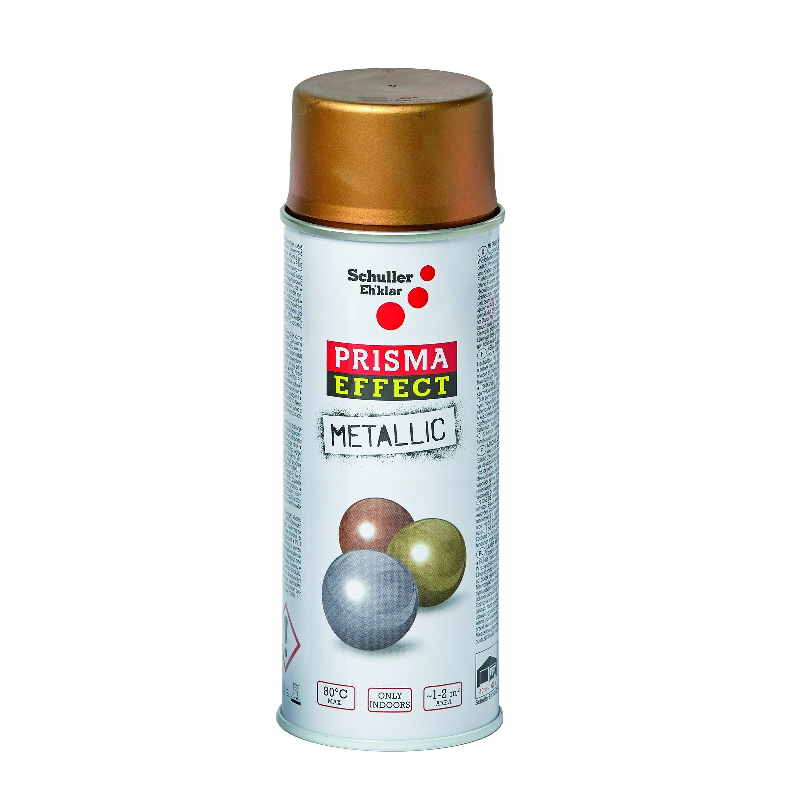 Schuller spraymaling - PrismaEffectMetallicPro Copper – Farba akrylowa w sprayu