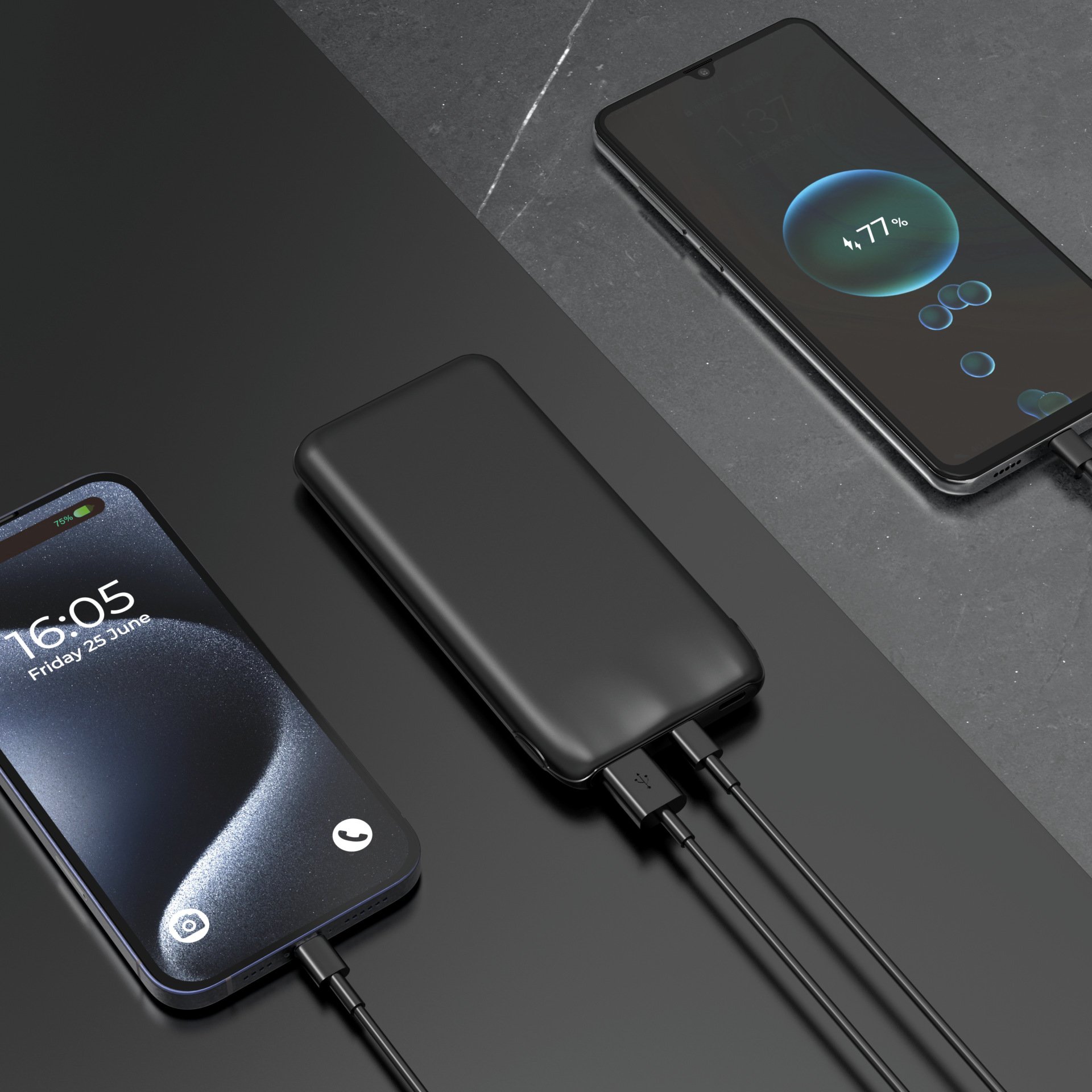 Wygodne porty: 2x USB-C i 1x USB-A