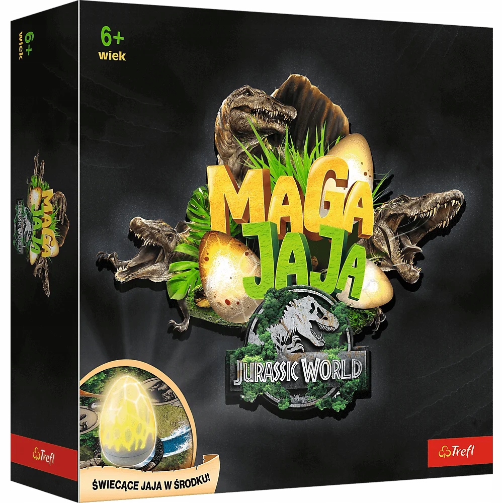 Gra rodzinna Magajaja Jurassic World Trefl Dinozaury Planszowa – Przygoda w świecie dinozaurów