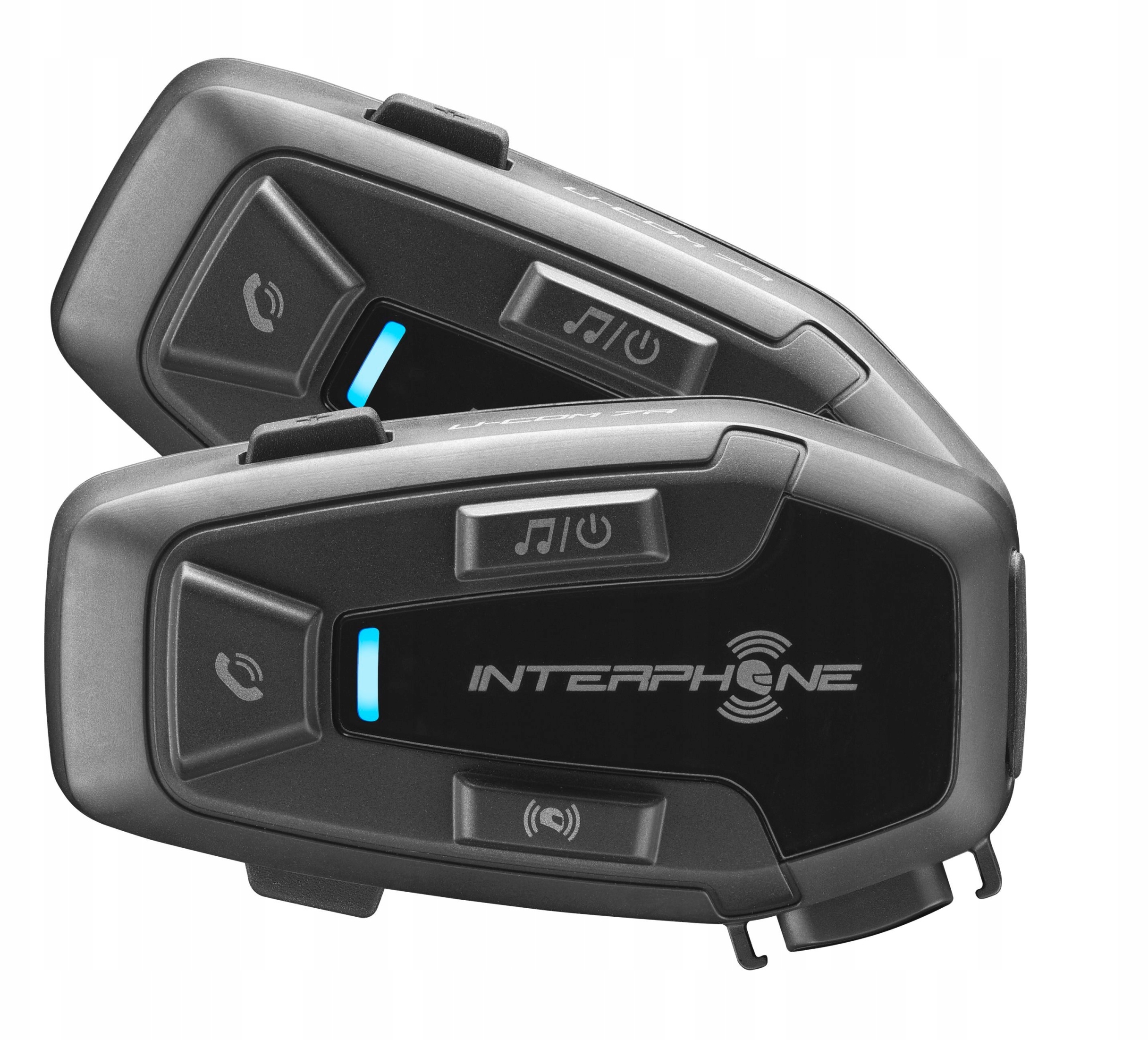 Intercom motocyklowy INTERPHONE U-COM 7R – Komplet na 2 kaski