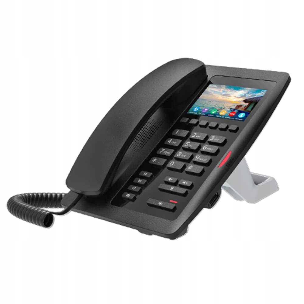Fanvil H5W telefon VoIP Czarny – Nowoczesne rozwiązanie dla Twojego biura