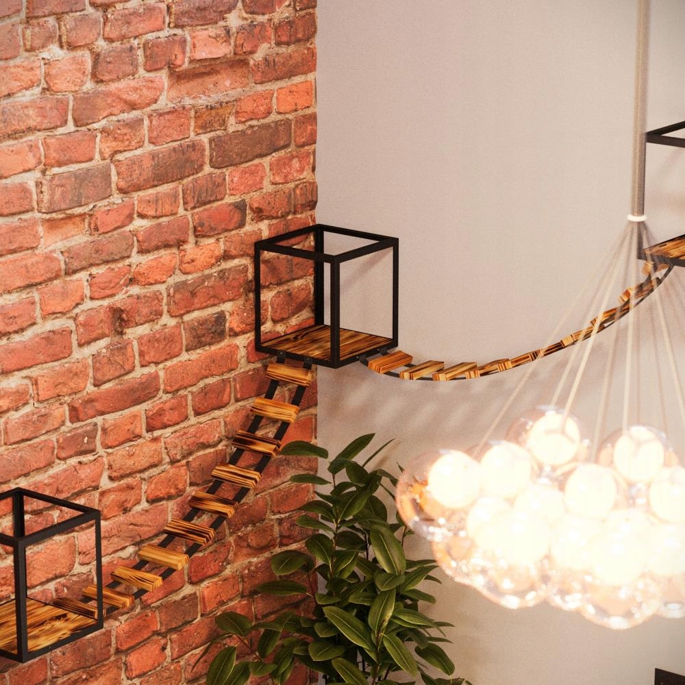 Kociostrada Loft XXL dla kota – Ścienna i sufitowa przestrzeń do zabawy