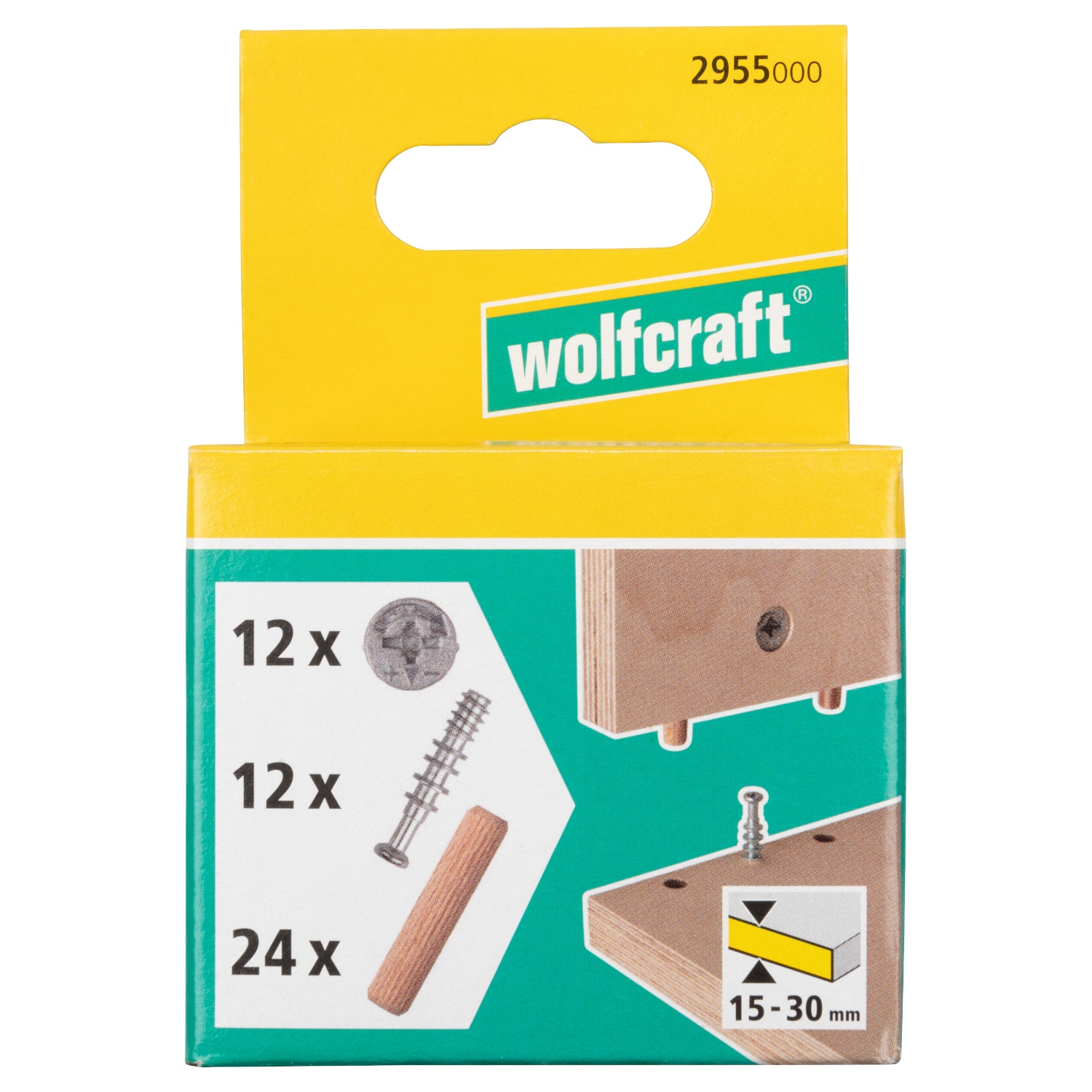 Materiały eksploatacyjne do połączeń skręcanych Wolfcraft – Idealne do mebli typu IKEA
