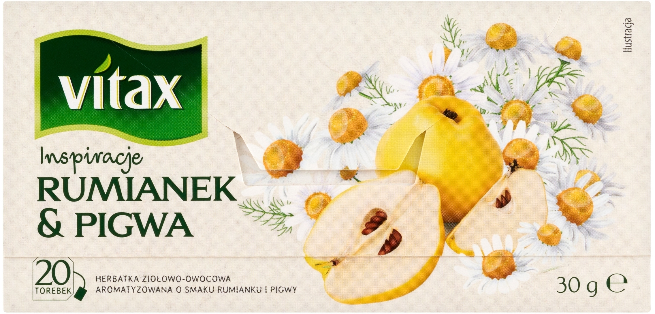 Doskonałe połączenie smaku rumianku i pigwy