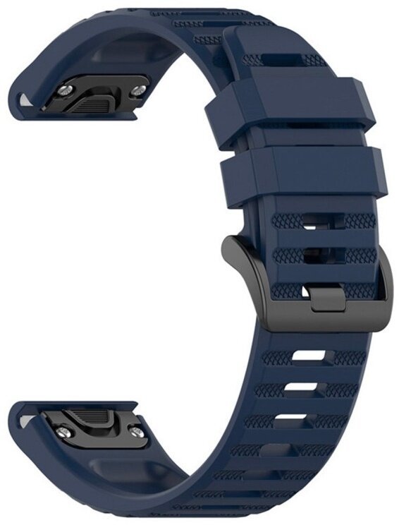 Pasek Fixed QuickFit silikonowy 22 mm - Niebieski styl dla Twojego smartwatcha