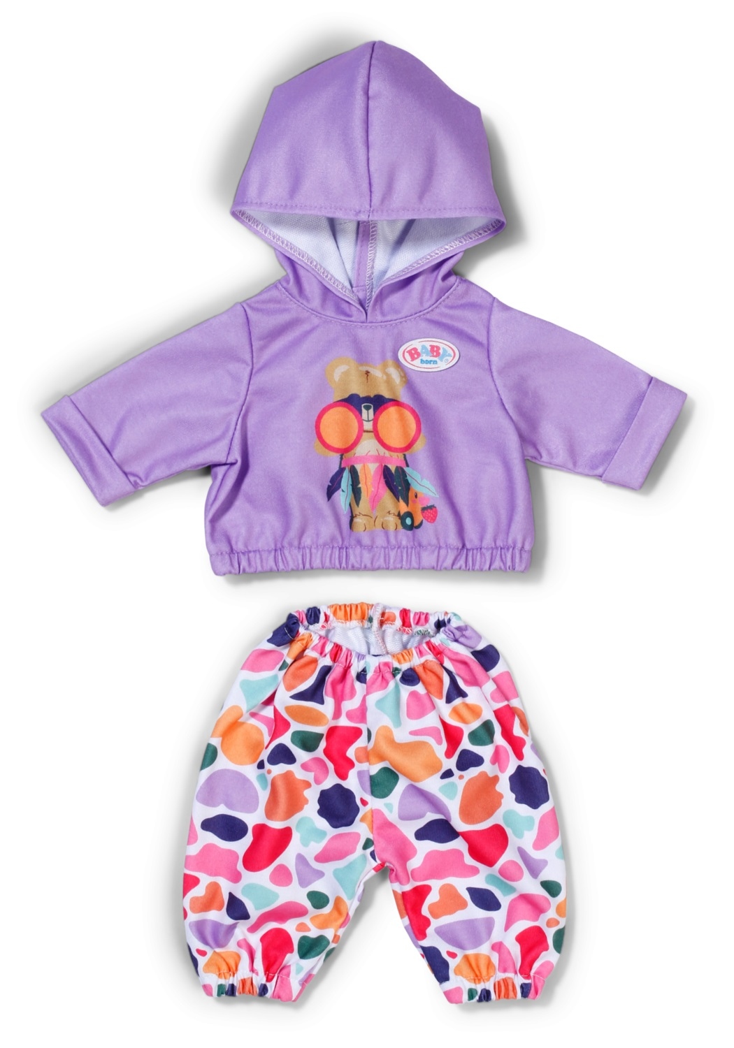 Baby Born Dres z kapturem 43 cm – Stylowy zestaw ubrań dla lalek