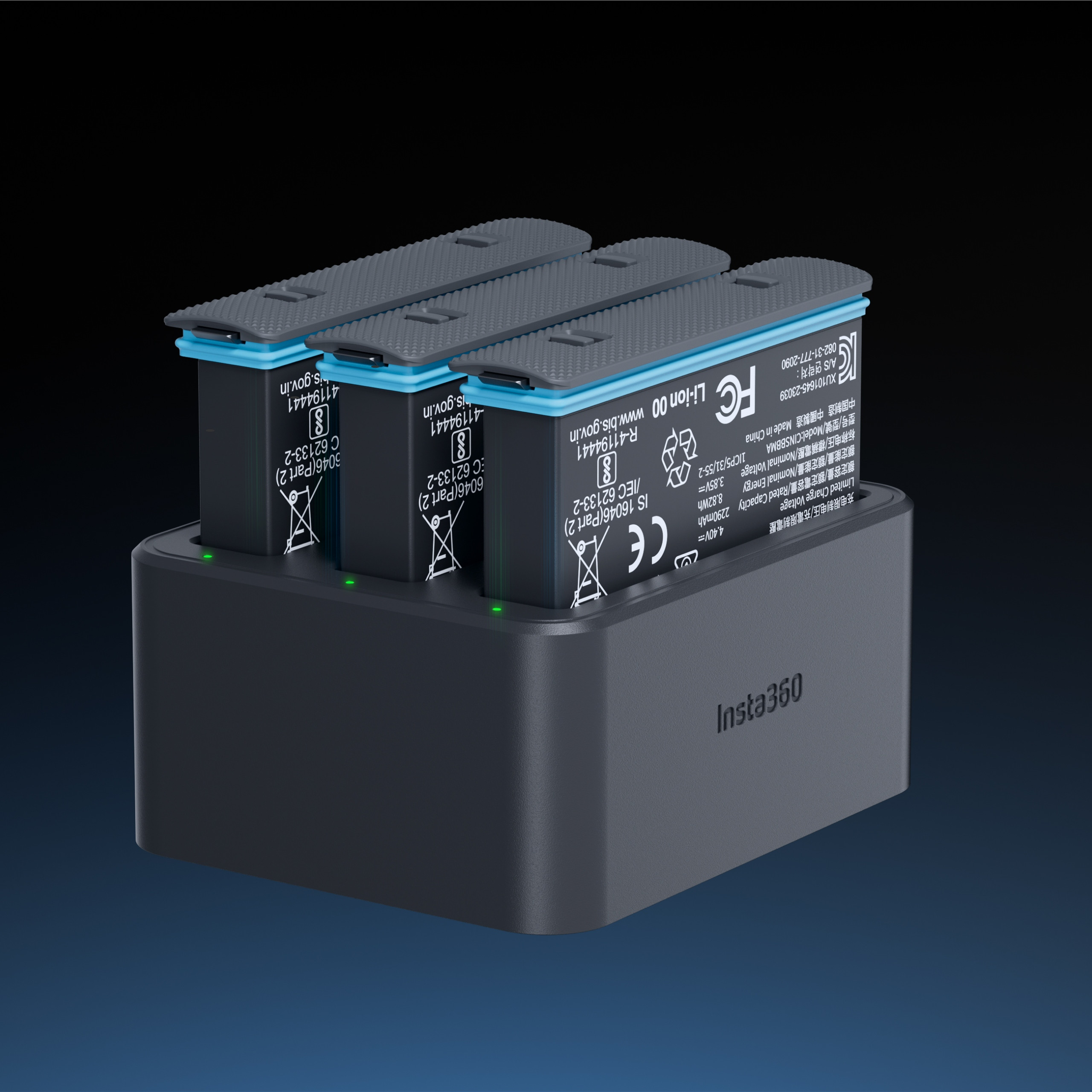 Efektywne ładowanie trzech akumulatorów jednocześnie