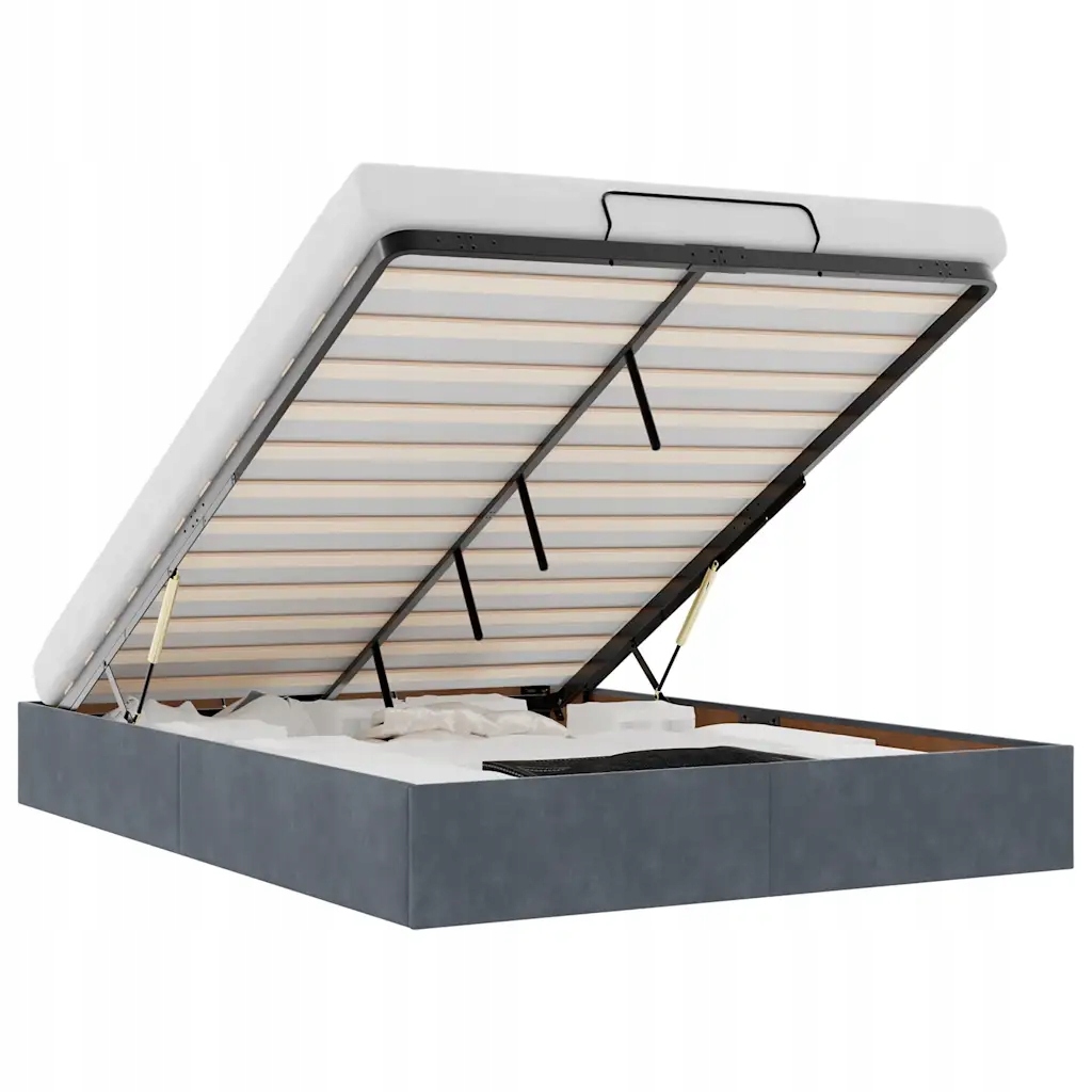 Materiał wysokiej jakości: aksamit i drewno