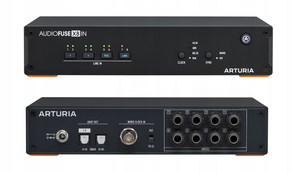 Arturia AudioFuse X8 IN – Przetwornik A/C z 8 analogowymi wejściami