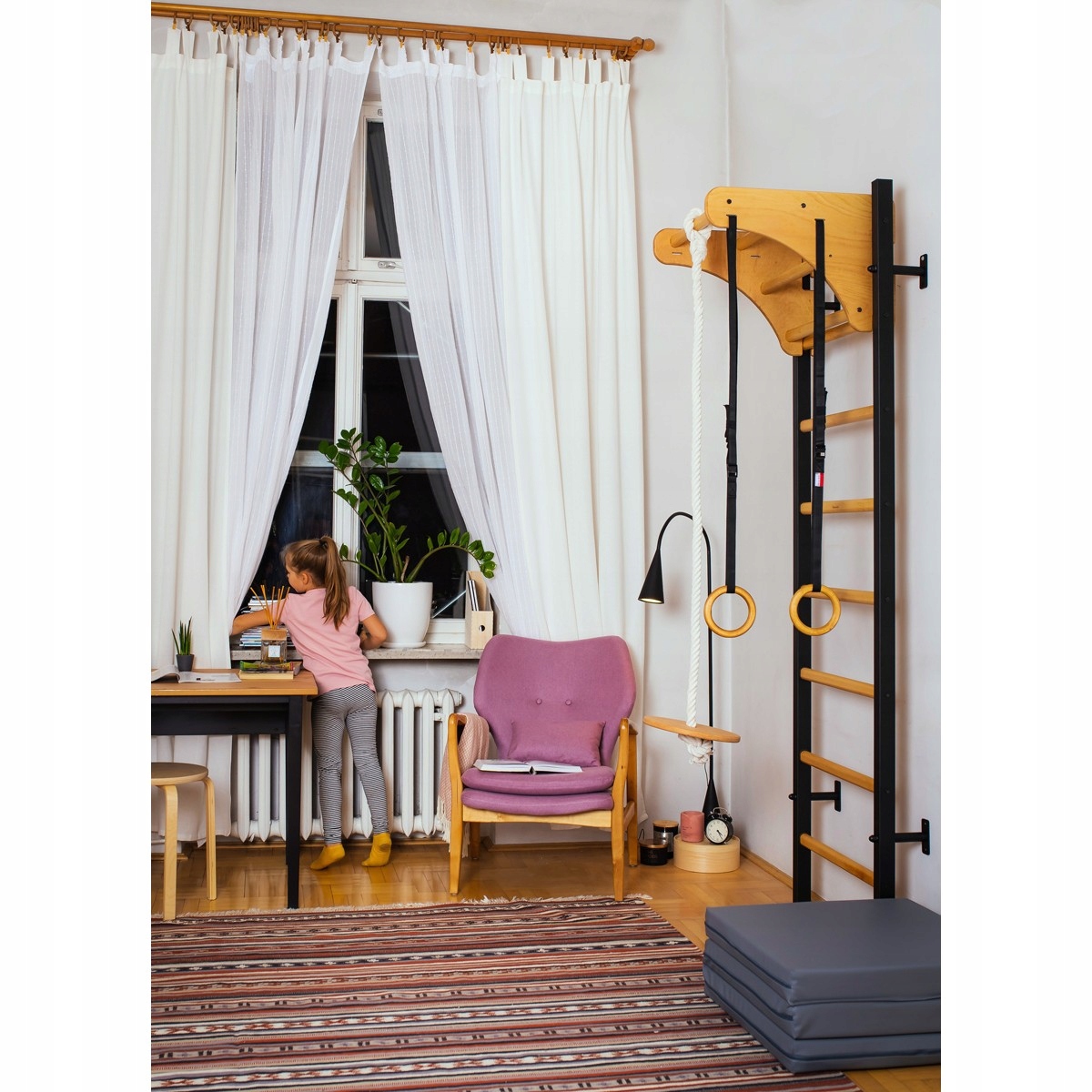 Drążek do drabinki PB 210.1B – Idealny do domowego treningu