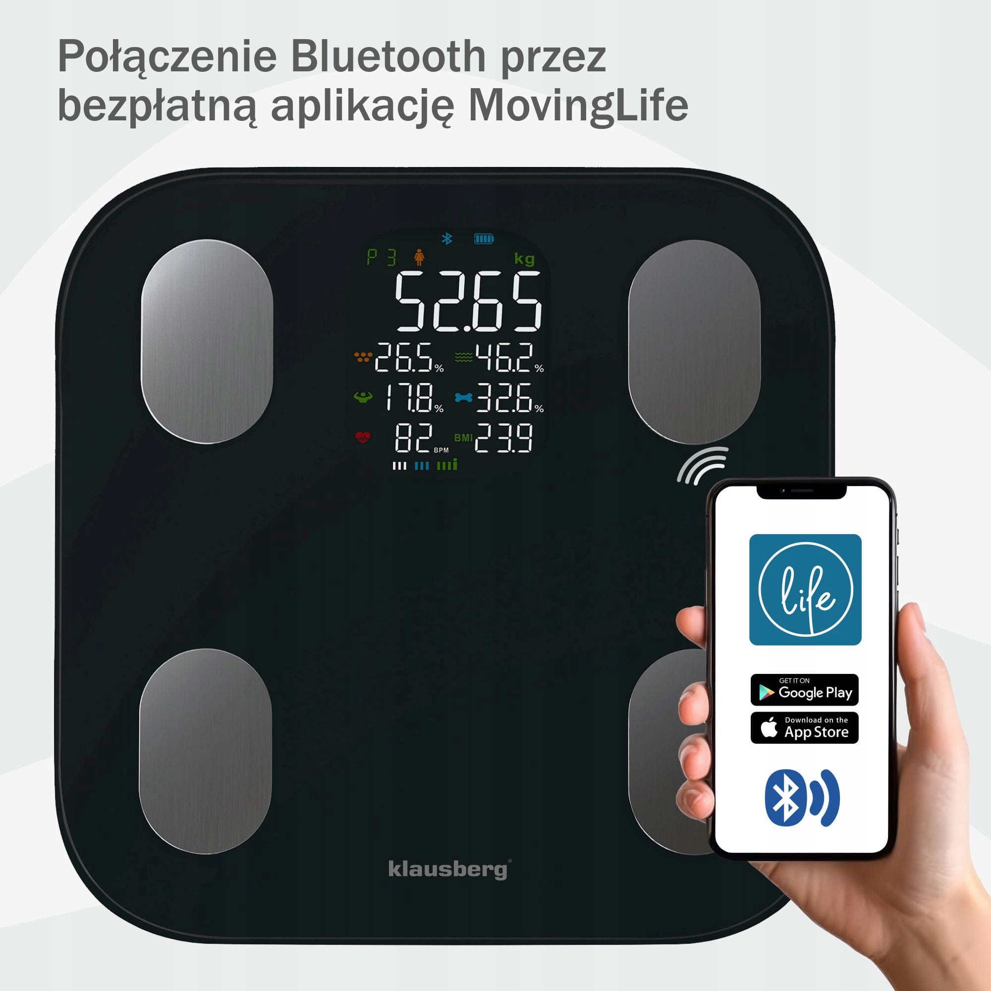 Funkcja Bluetooth i synchronizacja z aplikacją