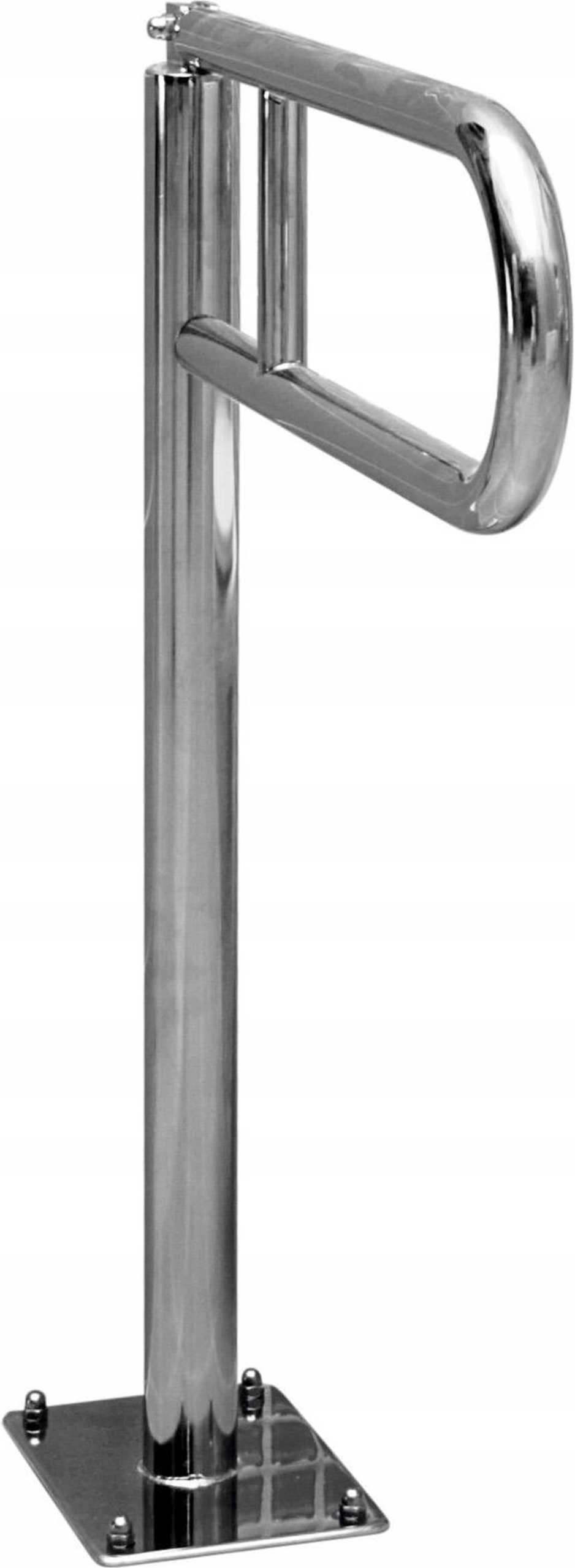 Elegancka konstrukcja z chromowanej stali