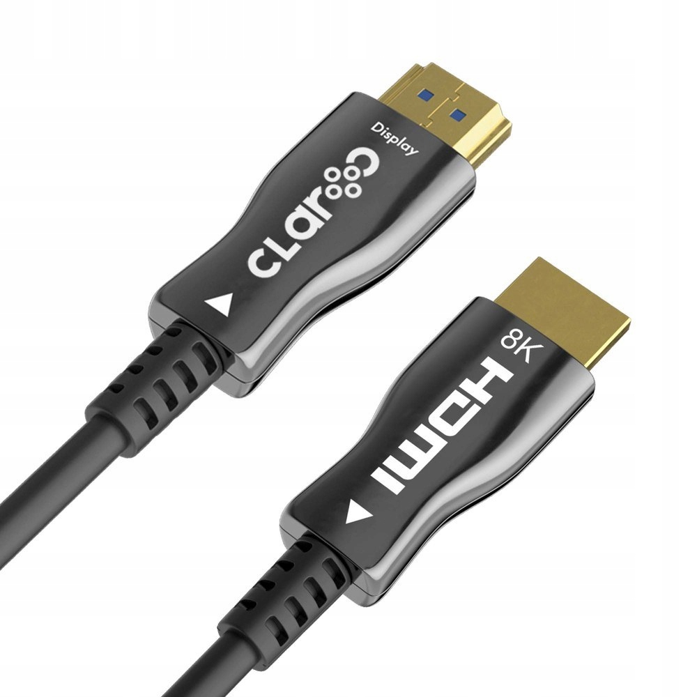 Claroc Kabel optyczny HDMI 2.1 AOC 8K 120Hz 50 m – Doskonała jakość obrazu na dużą odległość