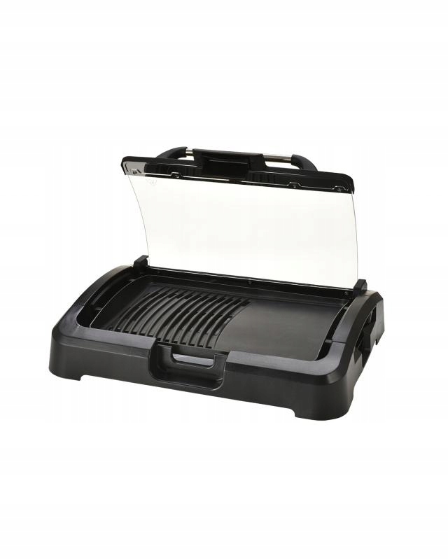 Otwierana pokrywa ze szkła hartowanego – grillowanie na otwartym i zamkniętym