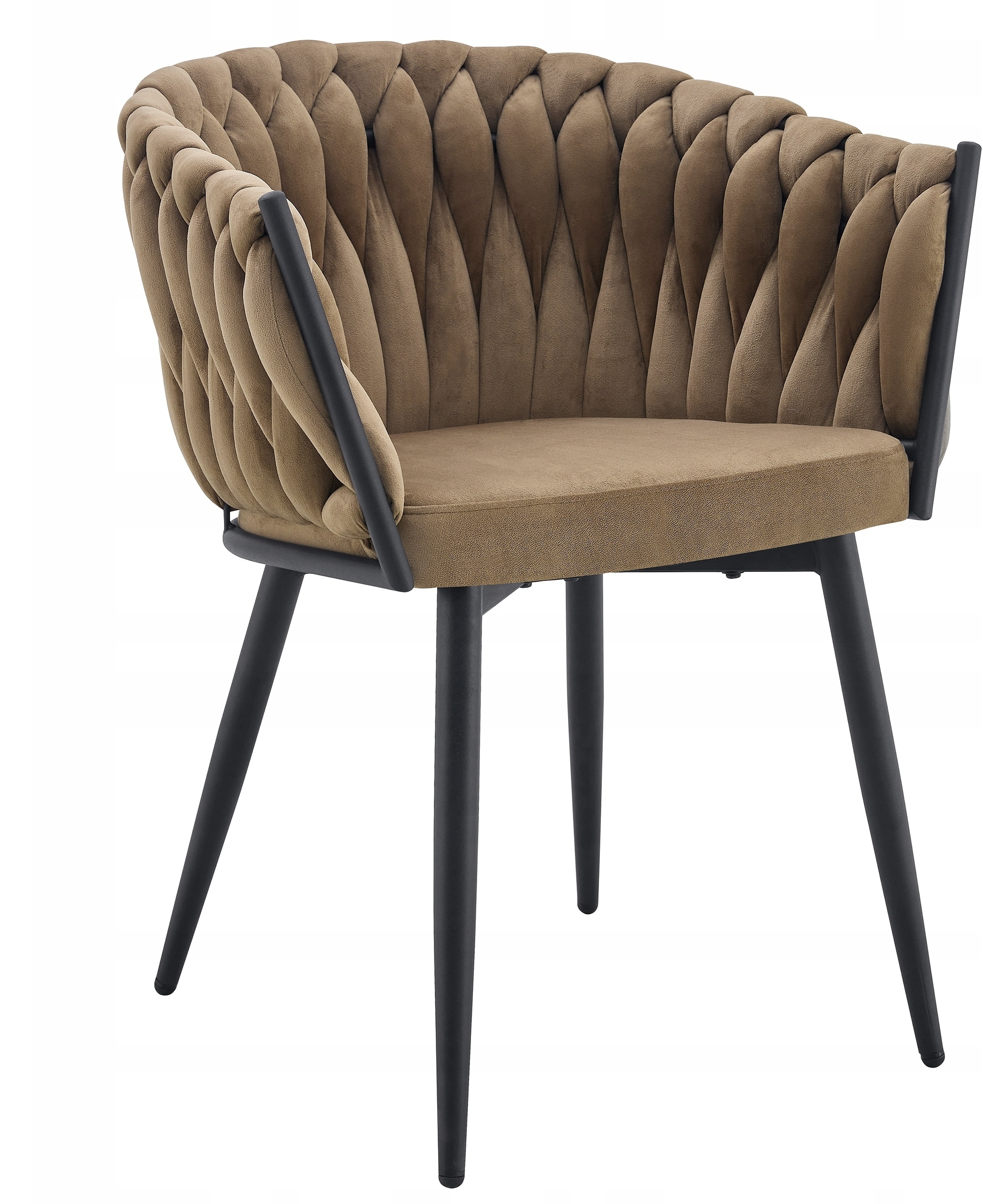 Krzesło tapicerowane welur Glam – Elegancja i styl w Twoim wnętrzu