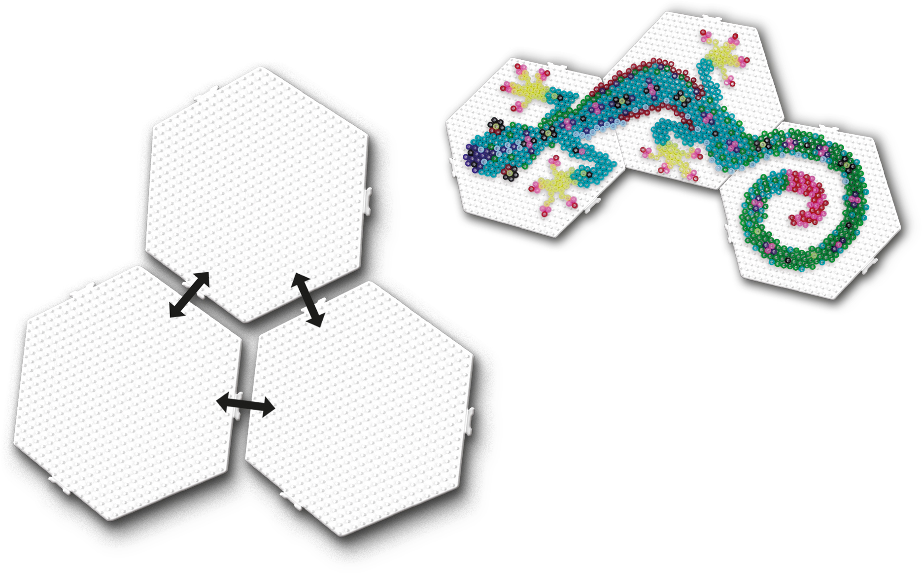 Zestaw szablonów do układania koralików – Nieskończone możliwości tworzenia