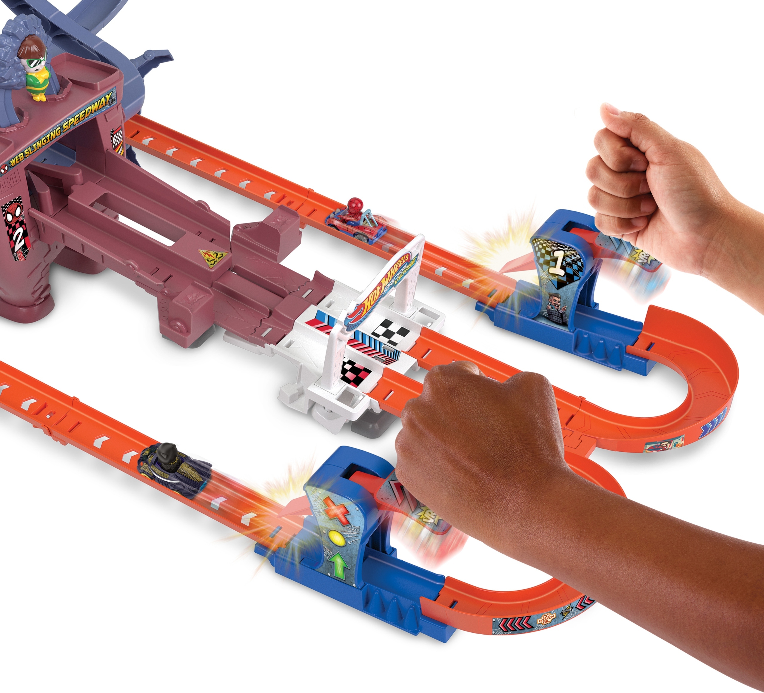Zestaw zawiera pojazdy Hot Wheels RacerVerse