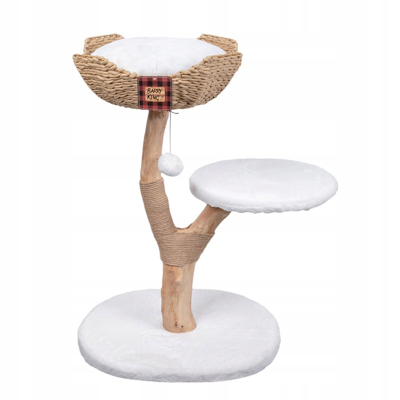 Zawieszona piłeczka dla aktywności kota