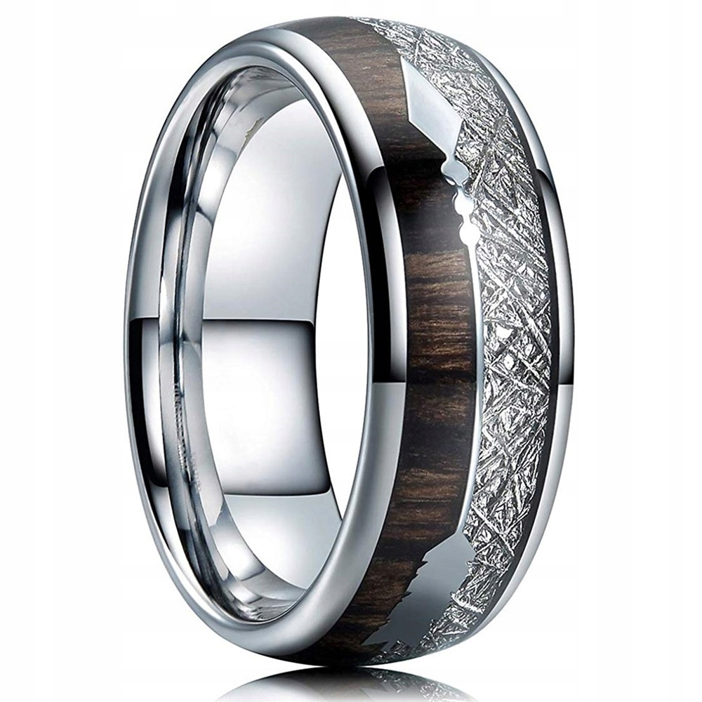 Klasyczny design obrączki stalowej UNISEX