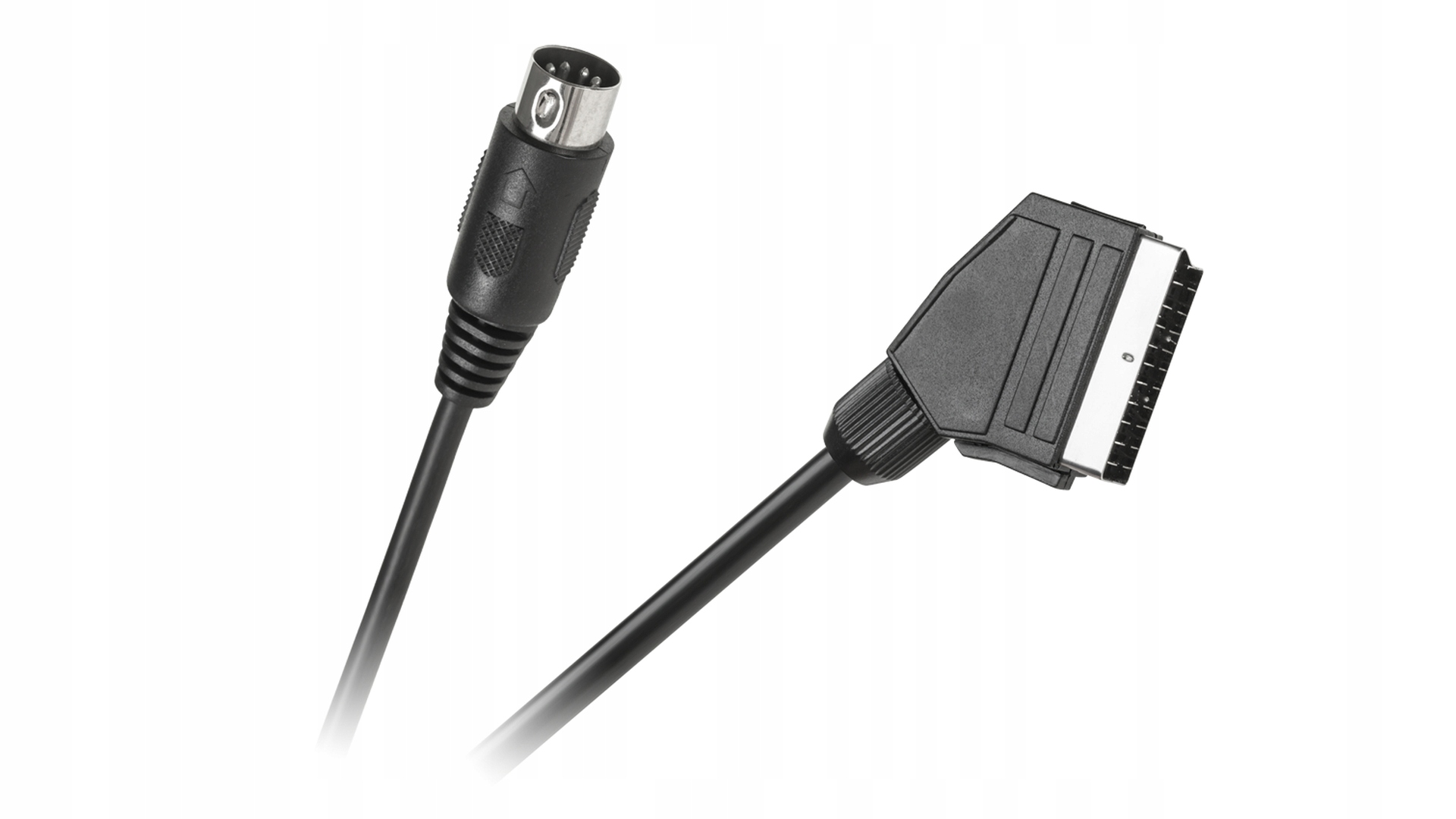Kabel Scart - DIN 1.2m czarny (KPO2715-1,2) – Idealne połączenie dla Twojego sprzętu