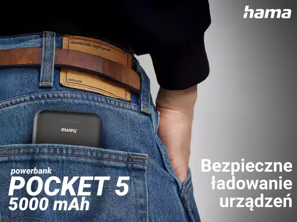 Powerbank 5000 mAh lekki i kompaktowy