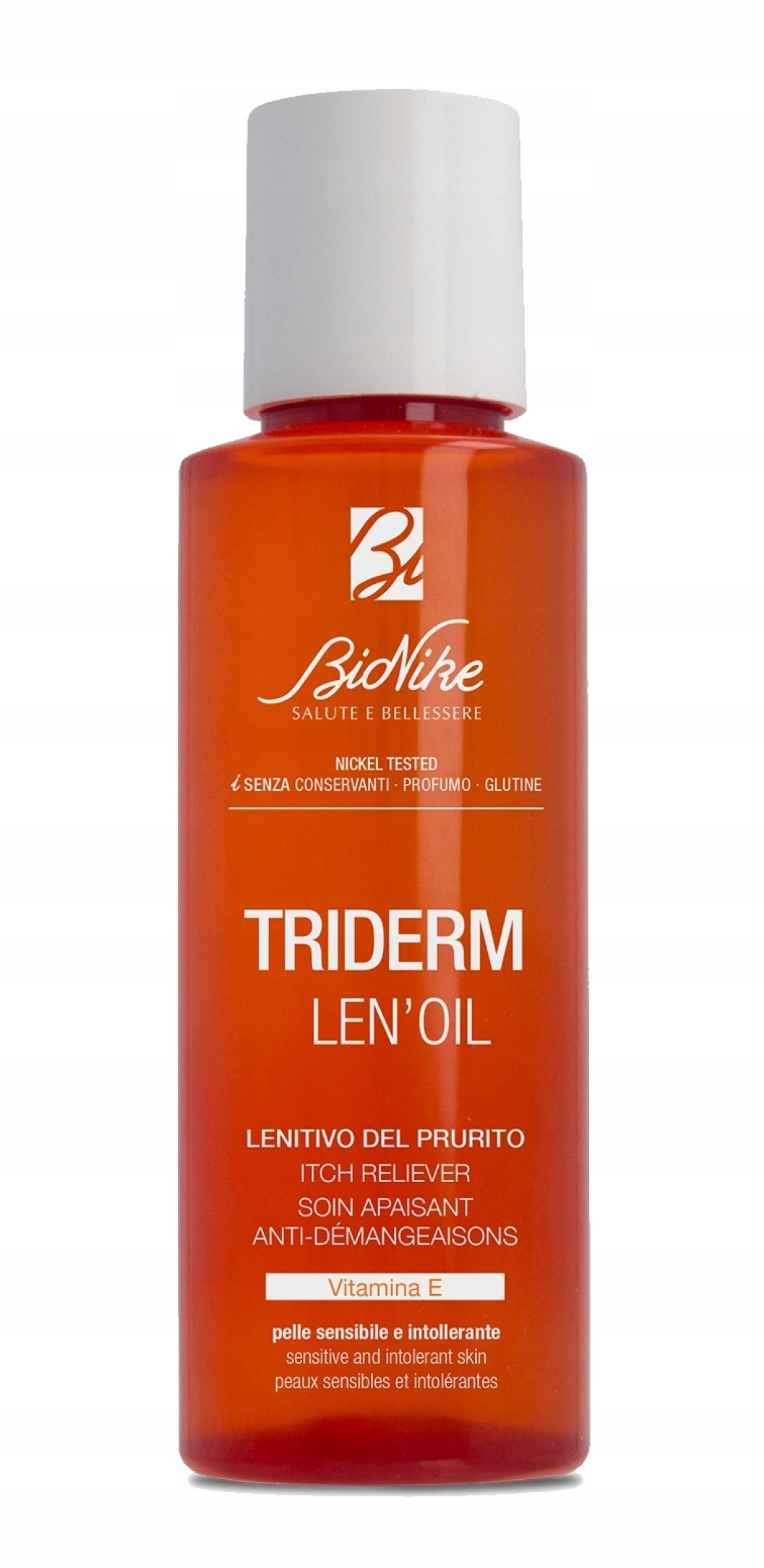 BioNike Triderm Len'Oil – Łagodzący i odżywczy olejek do ciała dla kobiet
