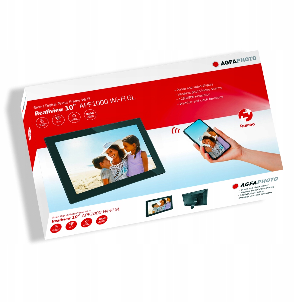 Ramka Cyfrowa 10 LCD HD Agfa - Nowoczesne wyświetlanie zdjęć