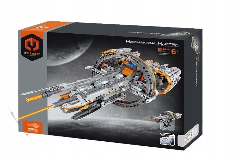 Zestaw zawiera 987 elementów – Idealny dla dzieci powyżej 6 roku życia