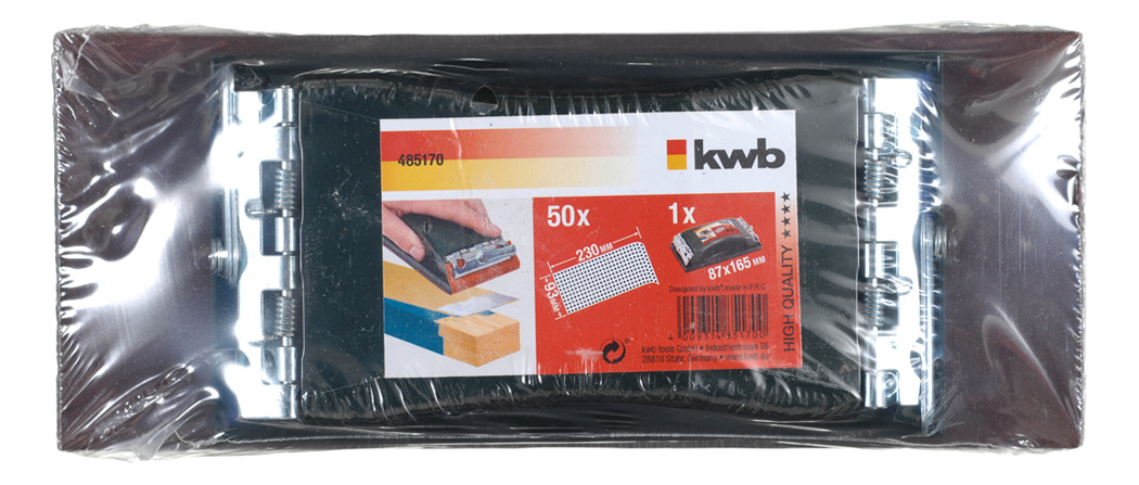 Einhell ZESTAW DO SZLIFOWANIA RĘCZNEGO 50SZT, 93X230MM – Wydajność i komfort w pracy