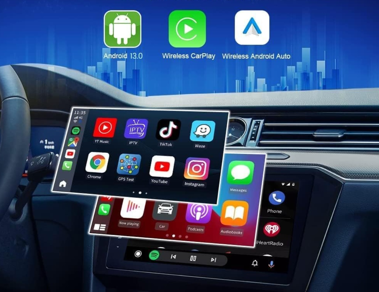 Bezprzewodowe połączenie z Apple CarPlay i Android Auto