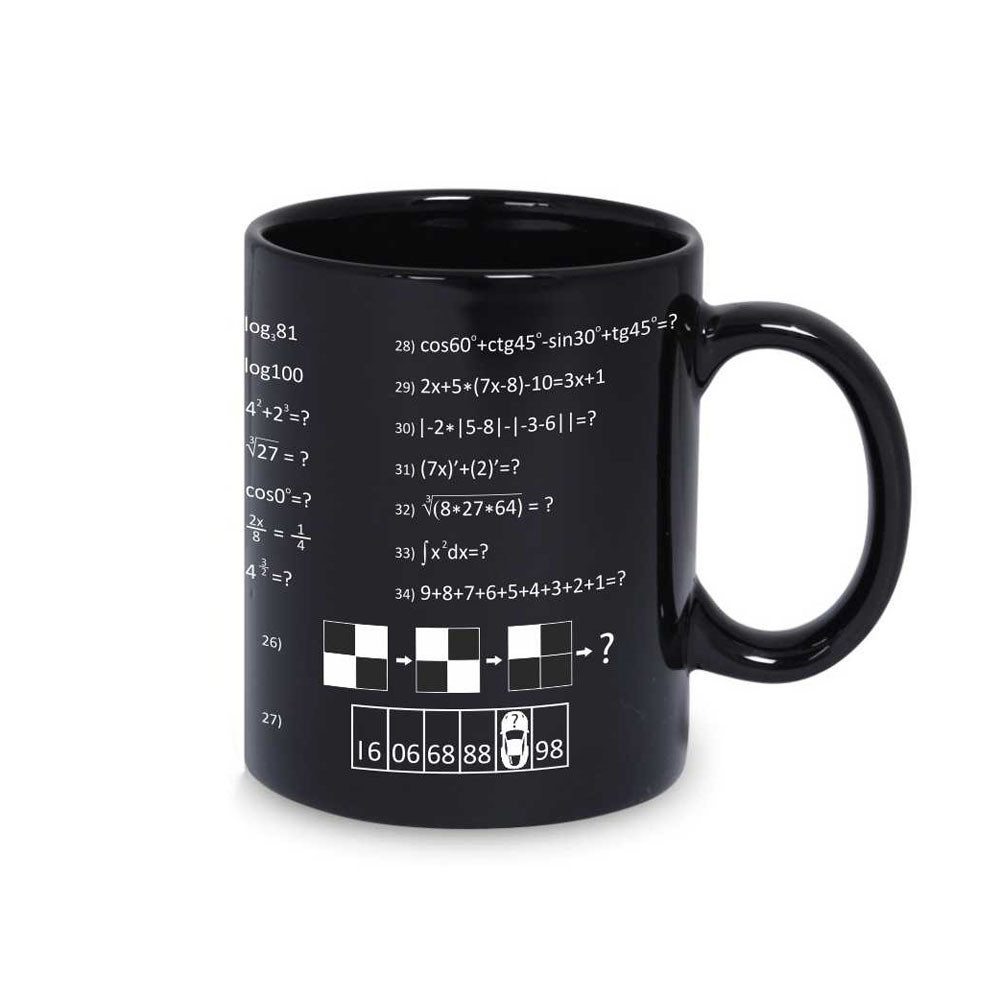 Kubek z zagadkami logicznymi – wyzwanie dla umysłu