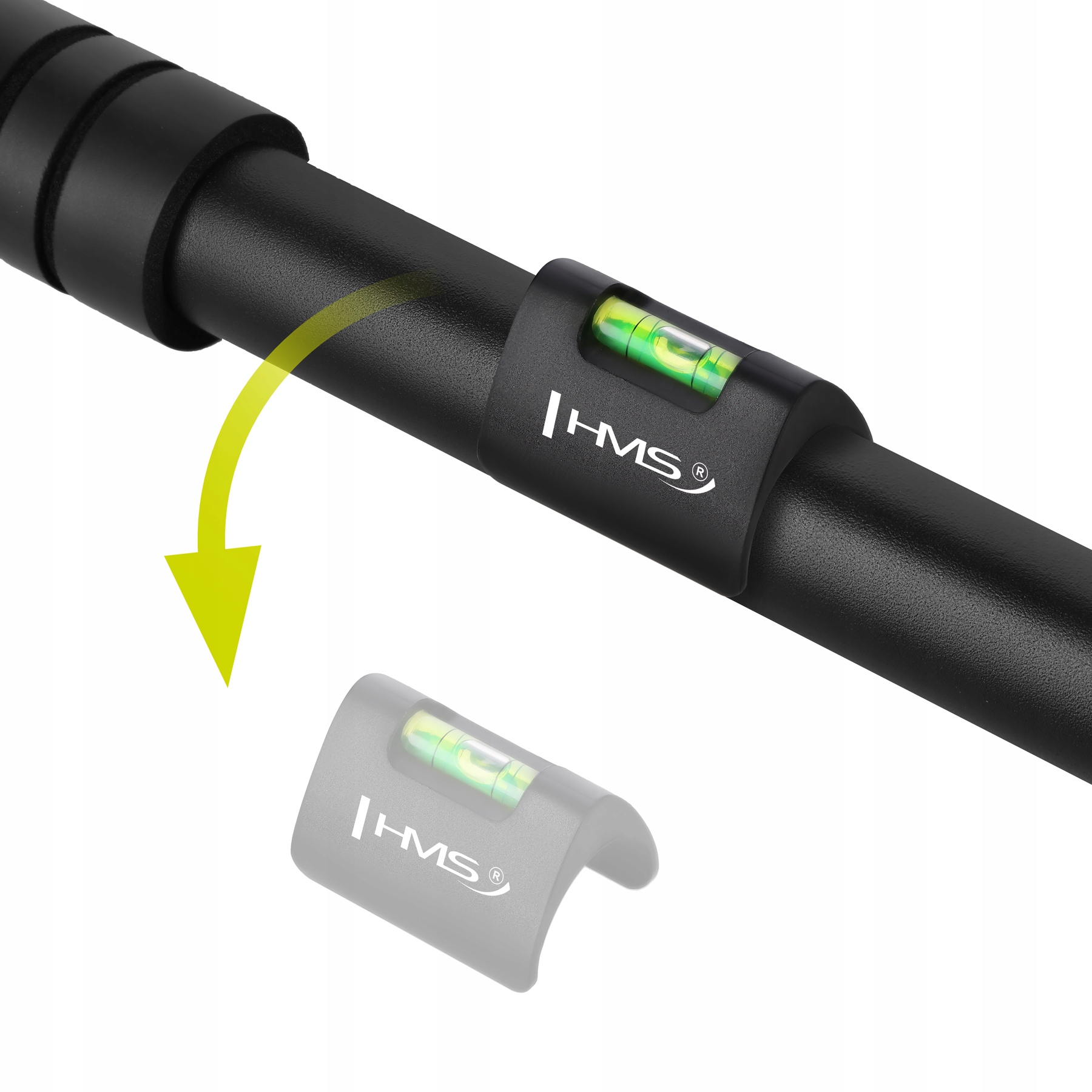 Komfortowy uchwyt i precyzyjne ustawienie z wbudowaną poziomicą