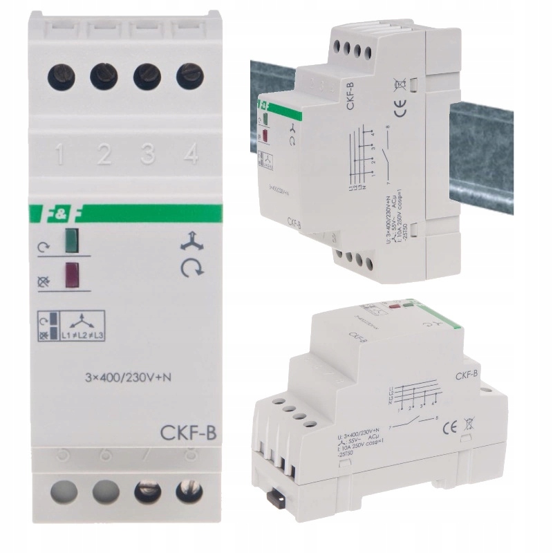 Montaż przekaźnika CKF-B-TRMS – krok po kroku