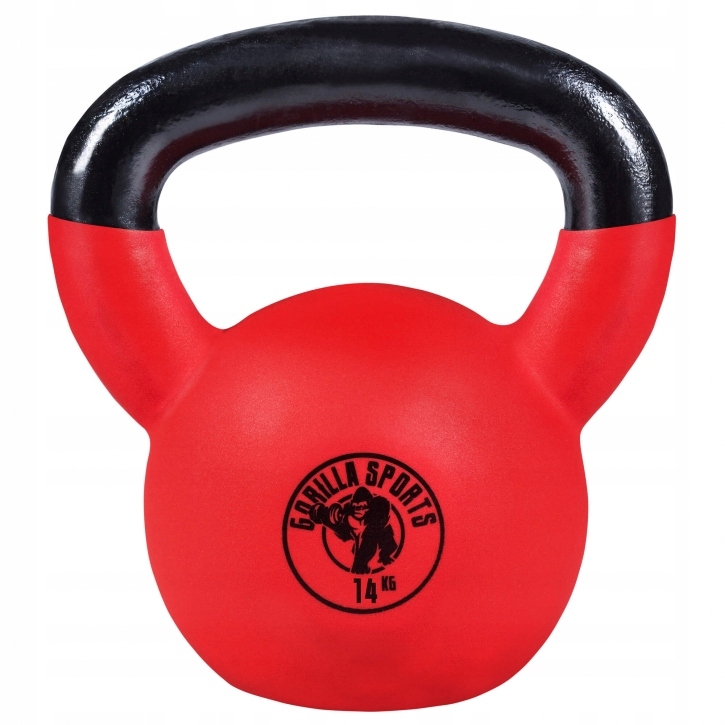Kettlebell z gumową powłoką 14kg – Idealny do treningu siłowego i funkcjonalnego