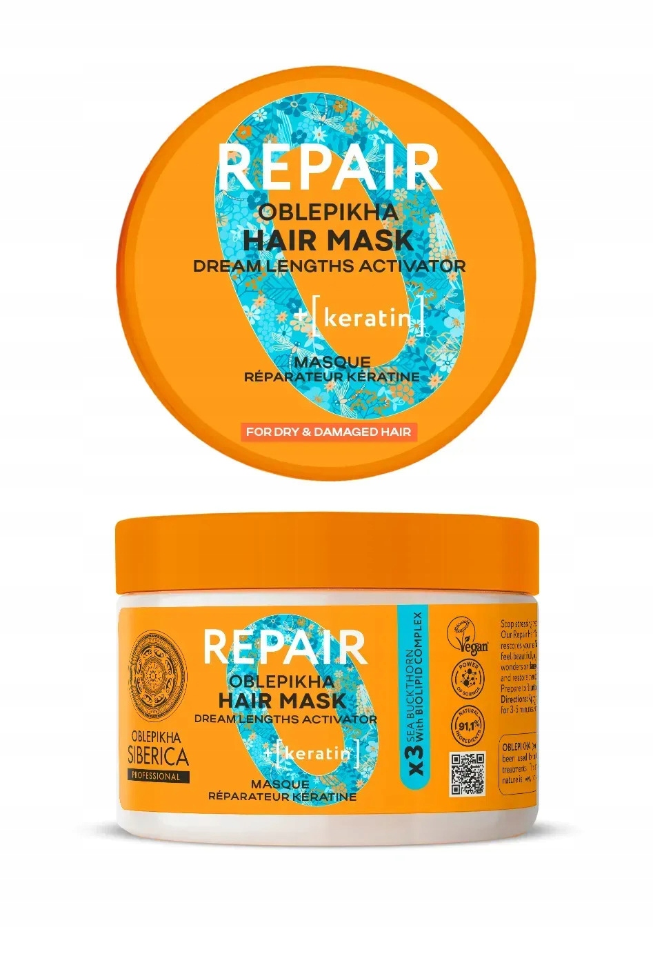 Efekt laminacji i wygładzenia włosów