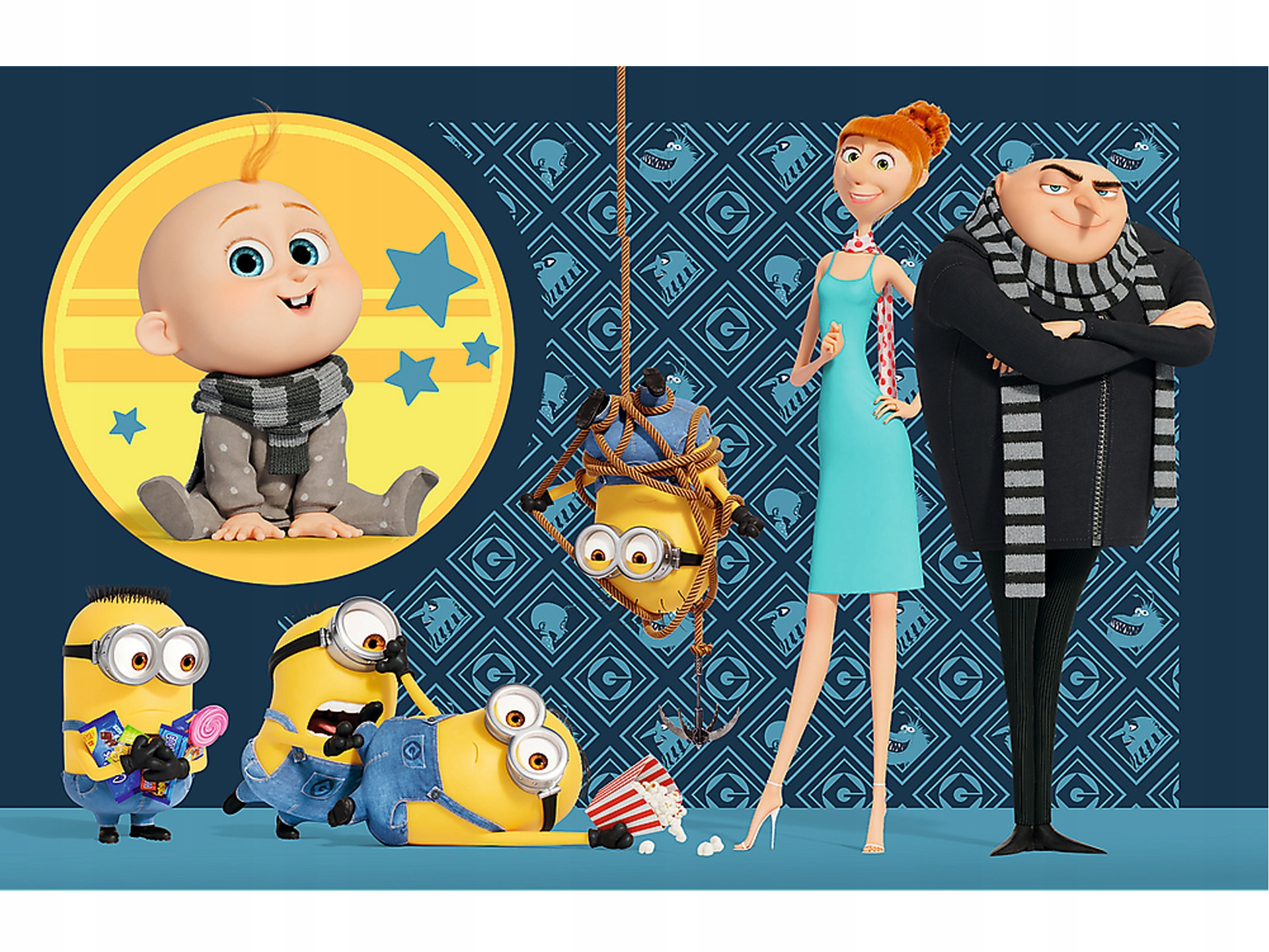 Kolorowa grafika z ulubionymi bohaterami