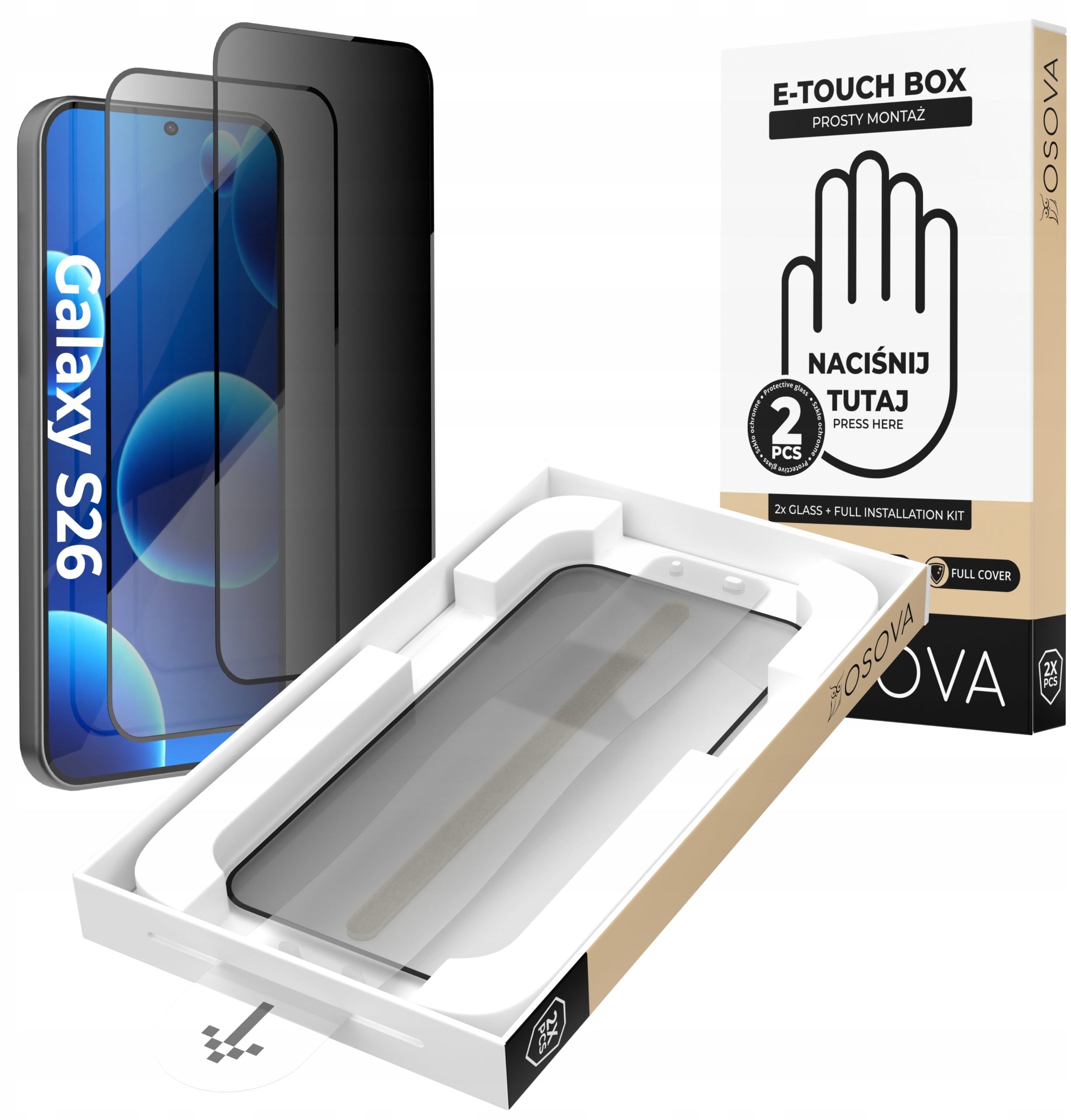 Szkło Prywatyzujące OSOVA do Samsung S26 – Ochrona i komfort użytkowania
