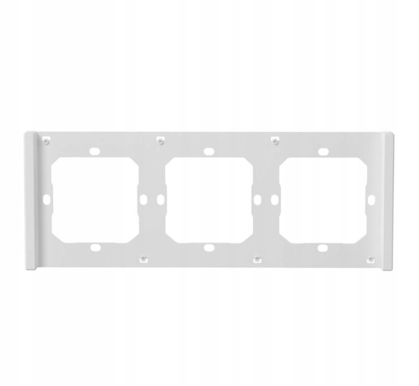 Ramka do włącznika M5 80 potrójna 3-krotna SONOFF M5-3C-80-FW (biała) – Eleganckie wykończenie wnętrza