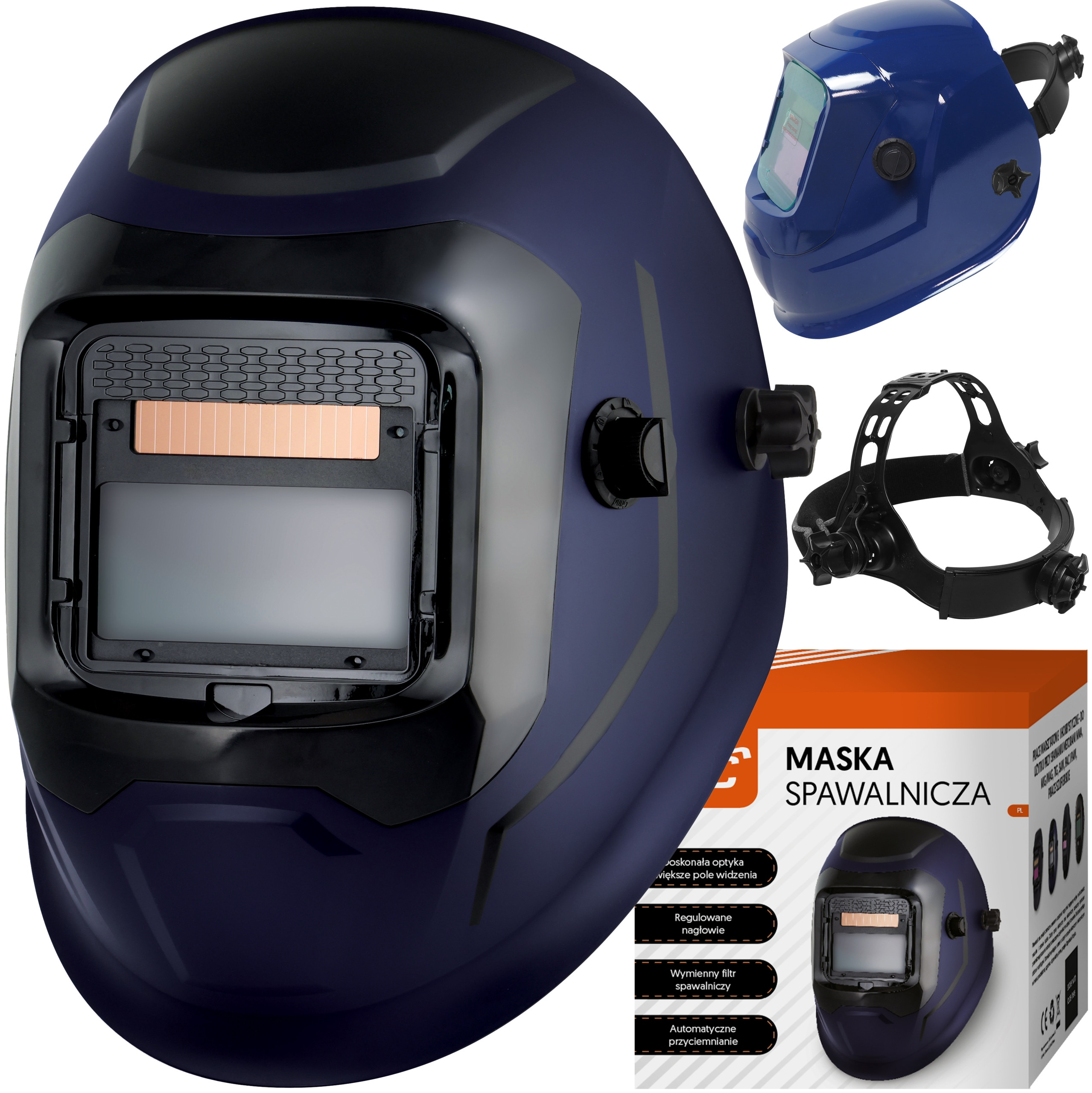 Innowacyjne funkcje samościemniania z filtrem DIN 9-13