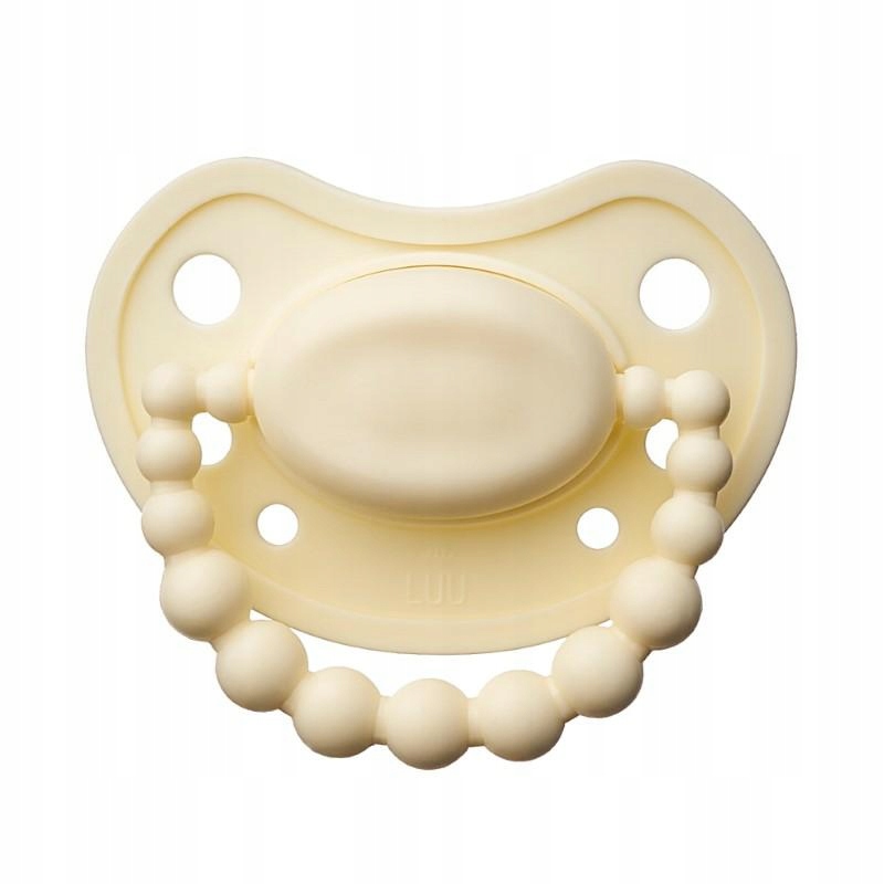 LUU KIDS Smoczek pozycjonujący CREAMY LEMON 6m+ – Bezpieczny wybór dla Twojego dziecka