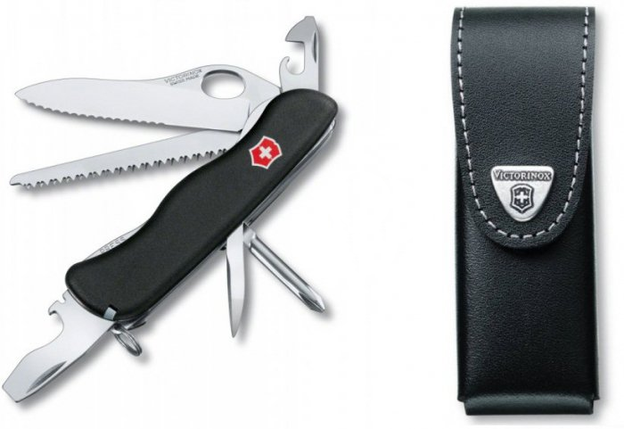 Victorinox Military 0.8463.MW3 z Etui – Niezawodny Nóż Survivalowy