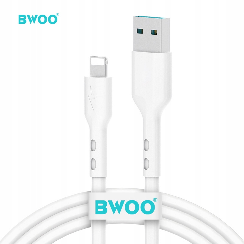 BWOO kabel X172L USB - Lightning 1,0m 3A biały – Idealne rozwiązanie do ładowania i transferu danych