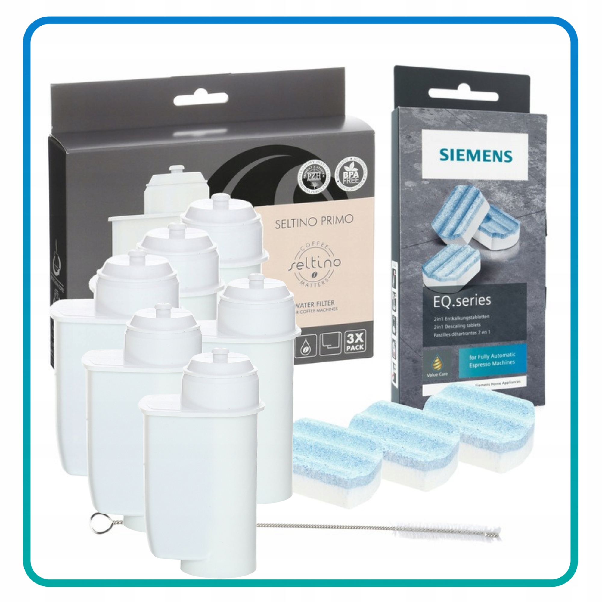 6x Filtr Tabletki do Ekspresu Siemens EQ6 EQ3 EQ9 – Doskonała Jakość Kawy