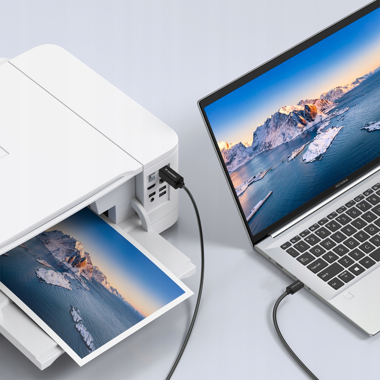 Szeroka kompatybilność z urządzeniami USB-B