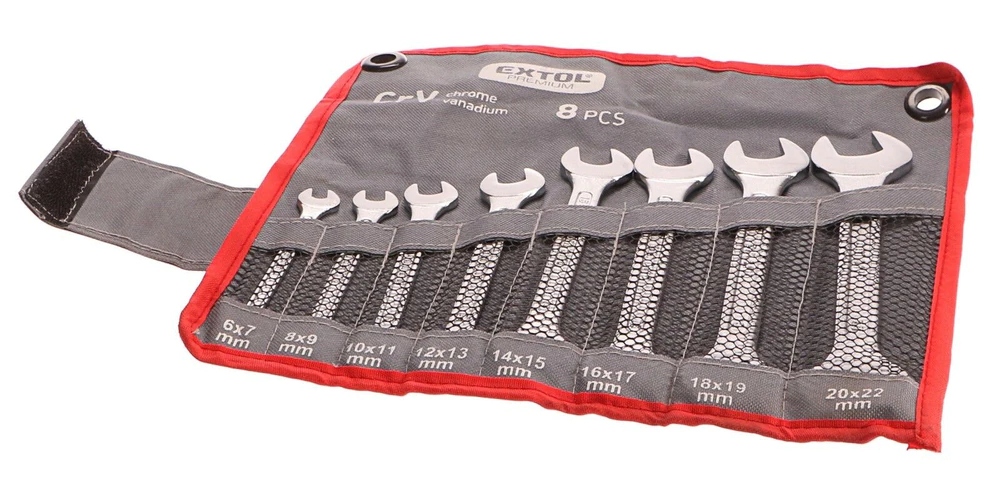 Klucze Płaskie W Pokrowcu 8Szt 6119 – Niezbędne narzędzie w każdym domu