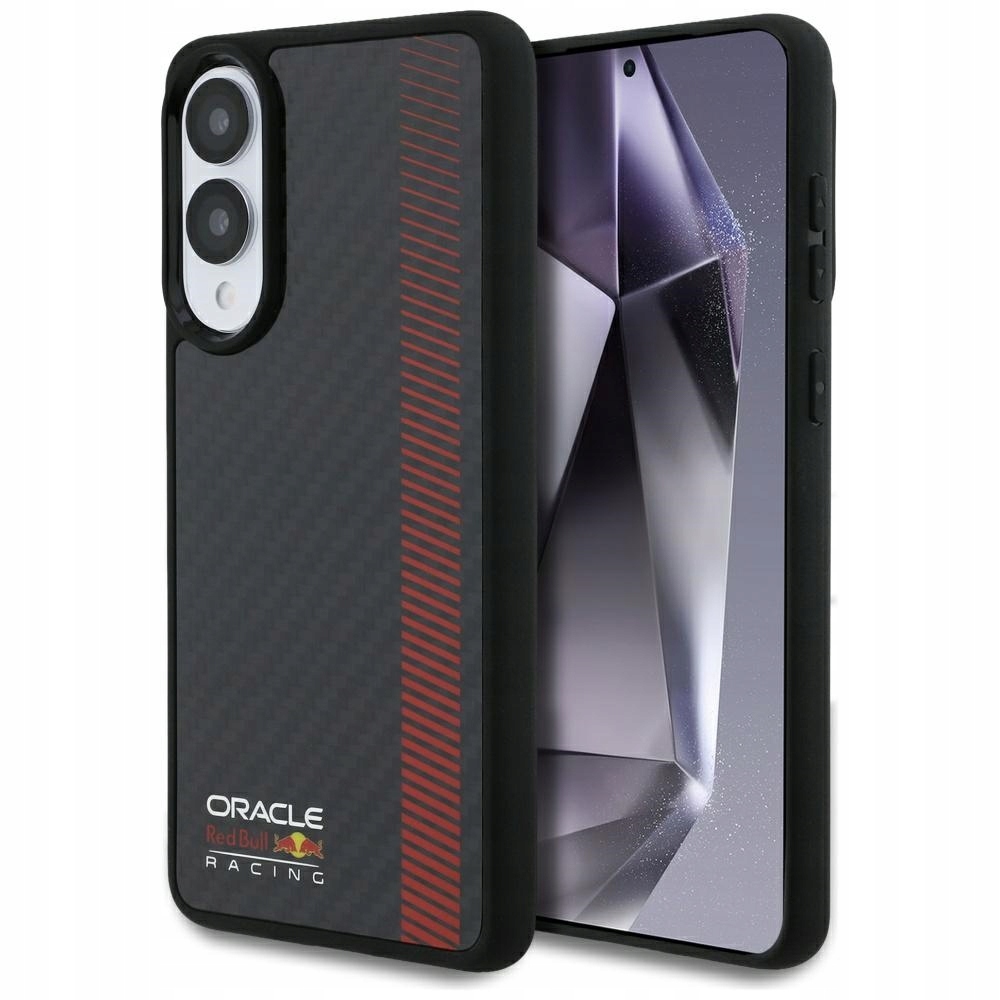 Etui Red Bull Real Carbon Fiber Powerbar MagSafe do Galaxy S25 Edge – Elegancja i funkcjonalność