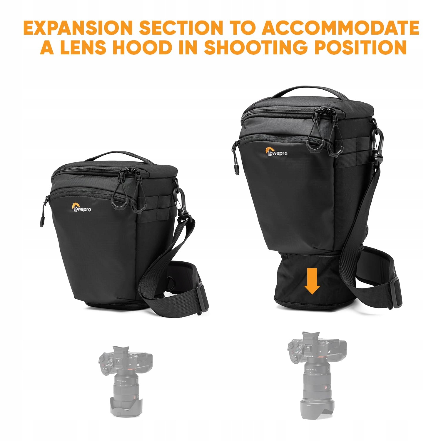 Kompatybilność z akcesoriami – Modułowy system pasów