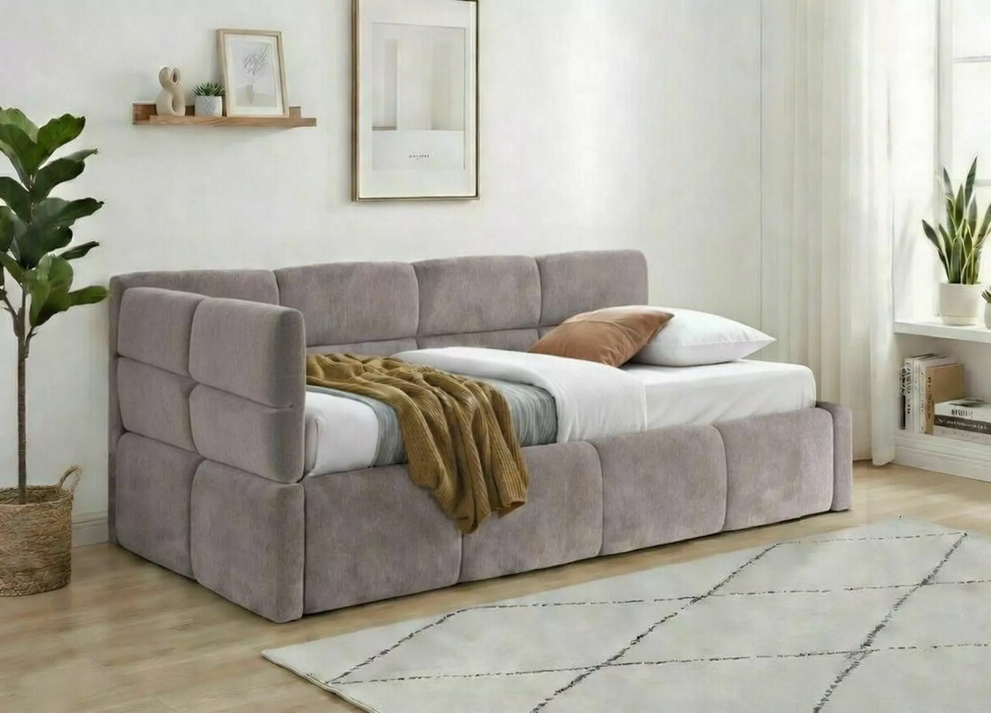 Nowoczesny design i funkcjonalność łóżka EMMA RAVEN