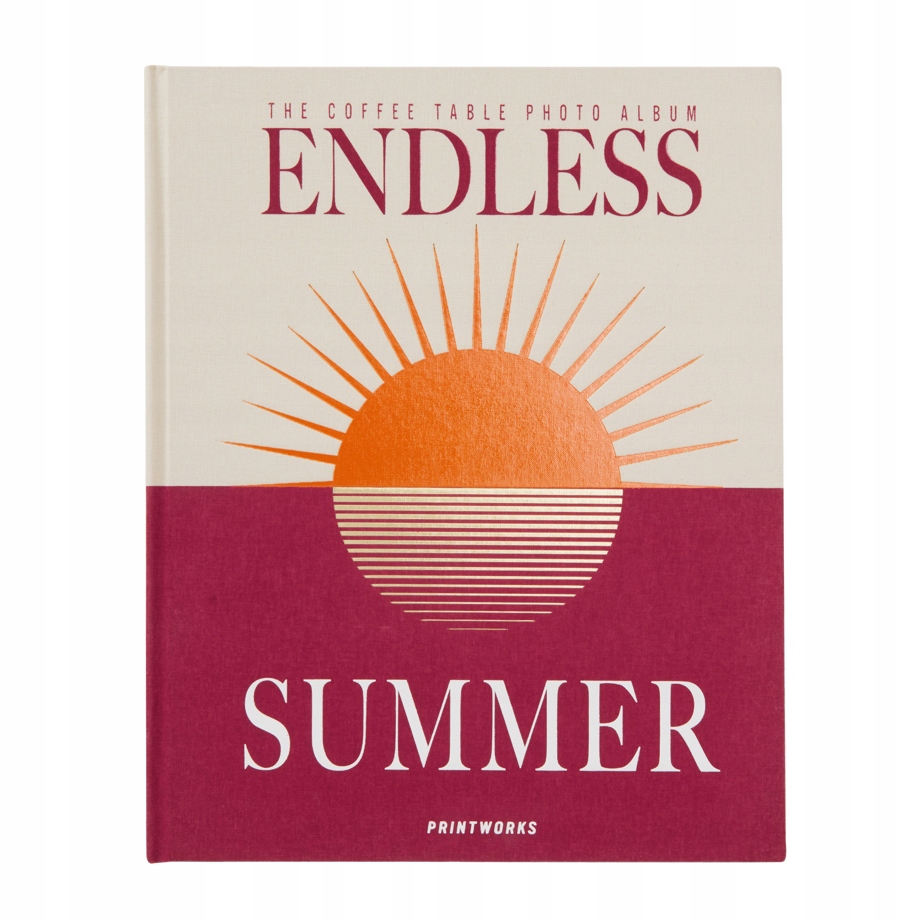 Fotoalbum Endless Summer, Maroon – Elegancki sposób na przechowywanie wspomnień